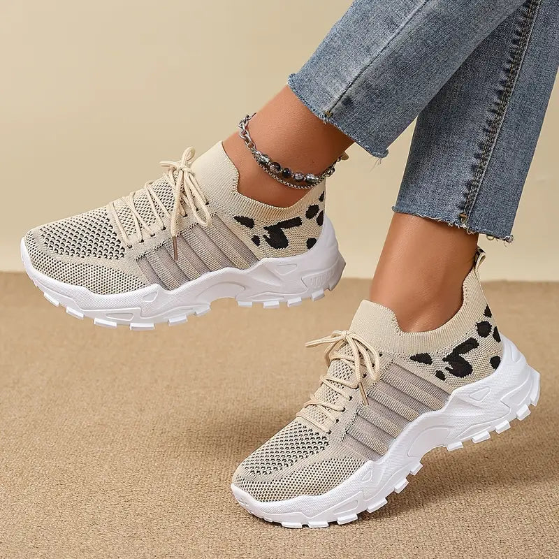 Leopard Print Trainers - Colour options