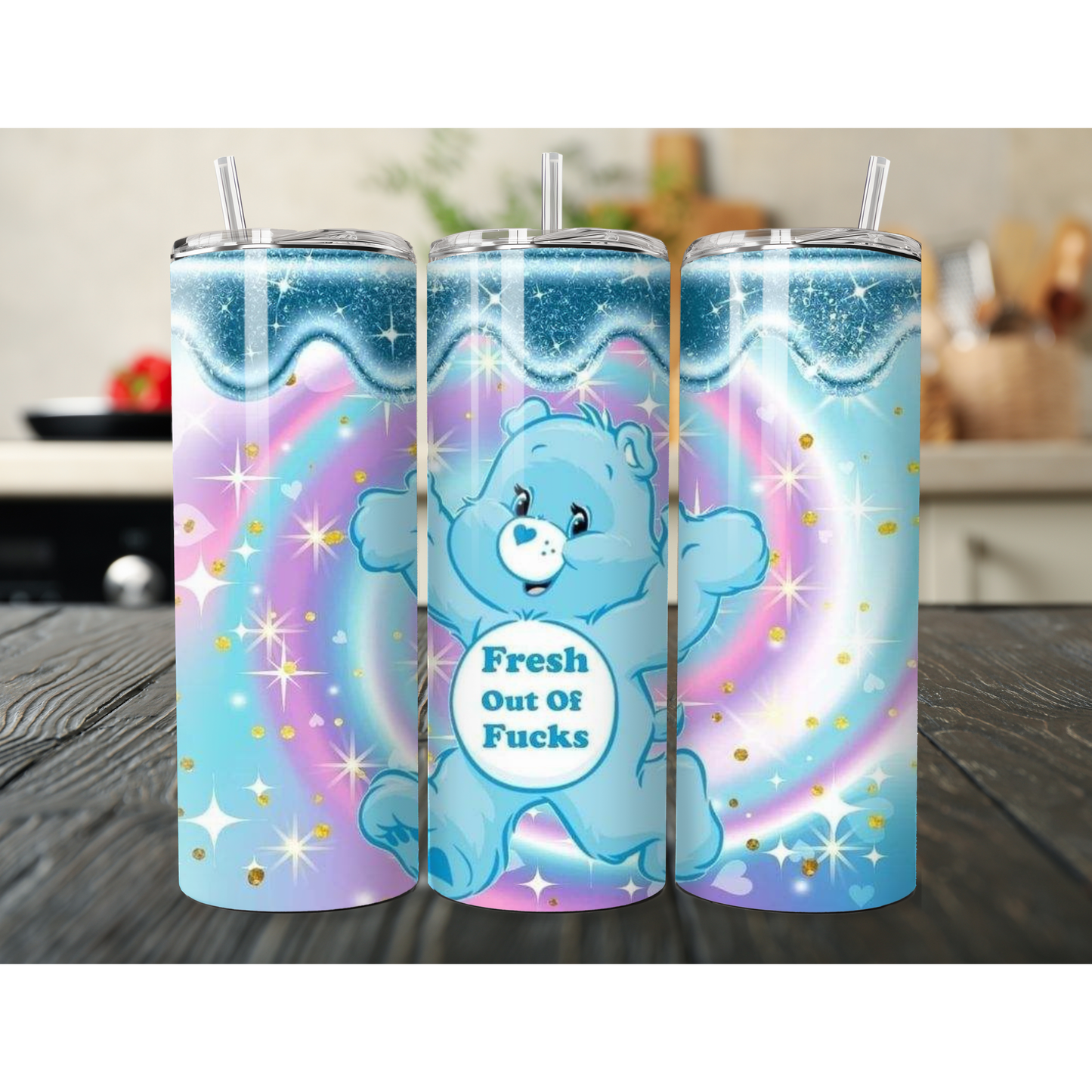 20 oz Tumbler Care Bear Fresh out of