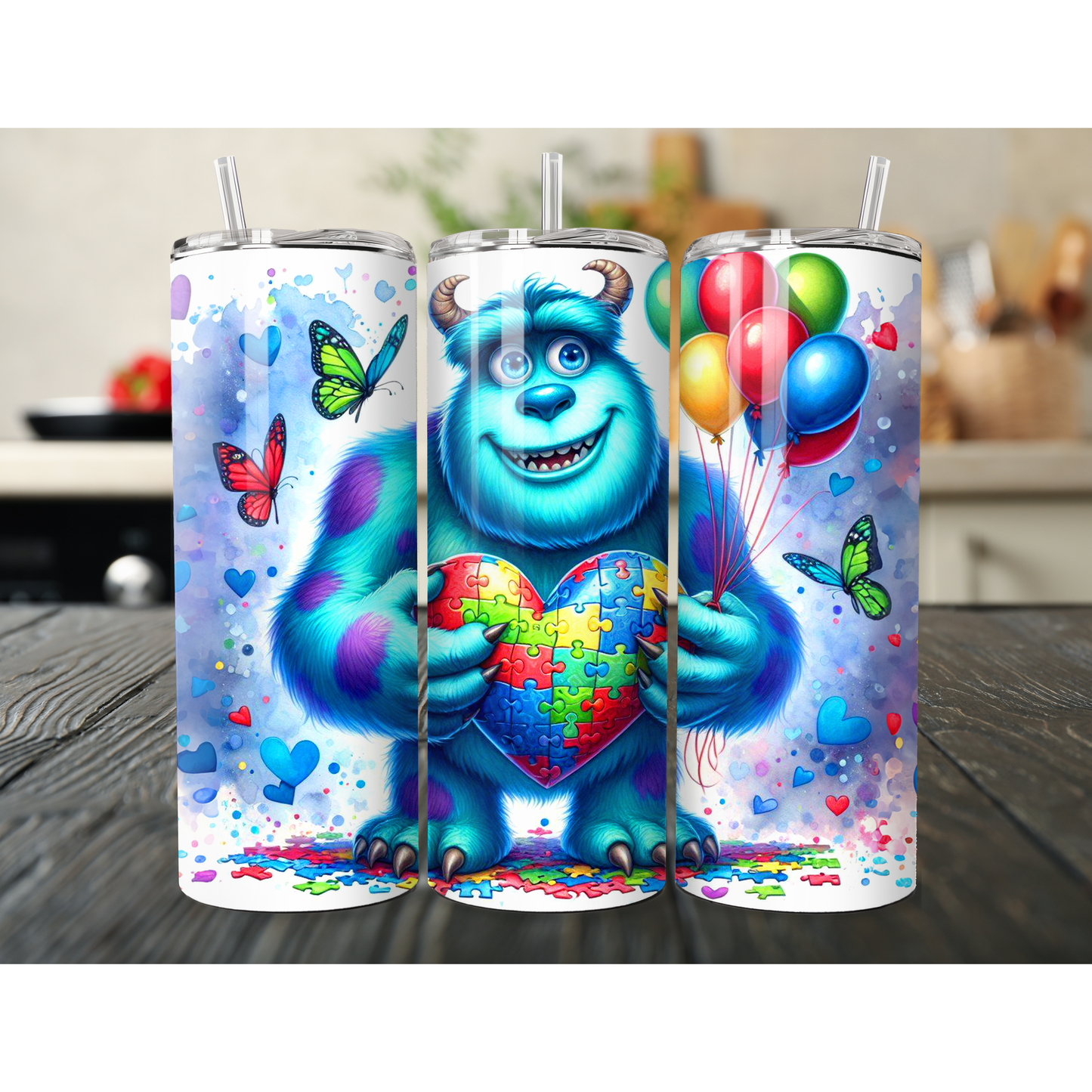 20 oz Tumbler autism sully