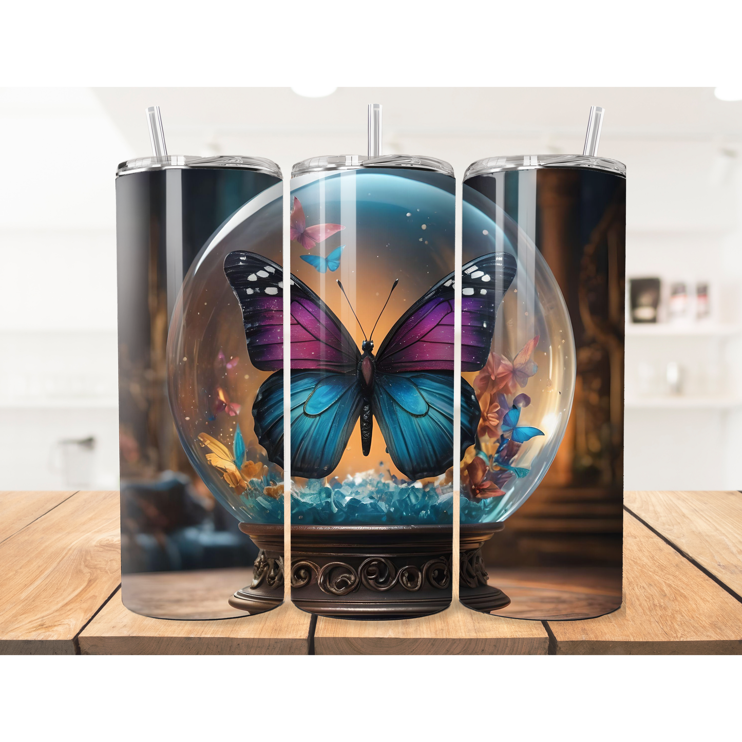 20 oz Butterfly Tumbler