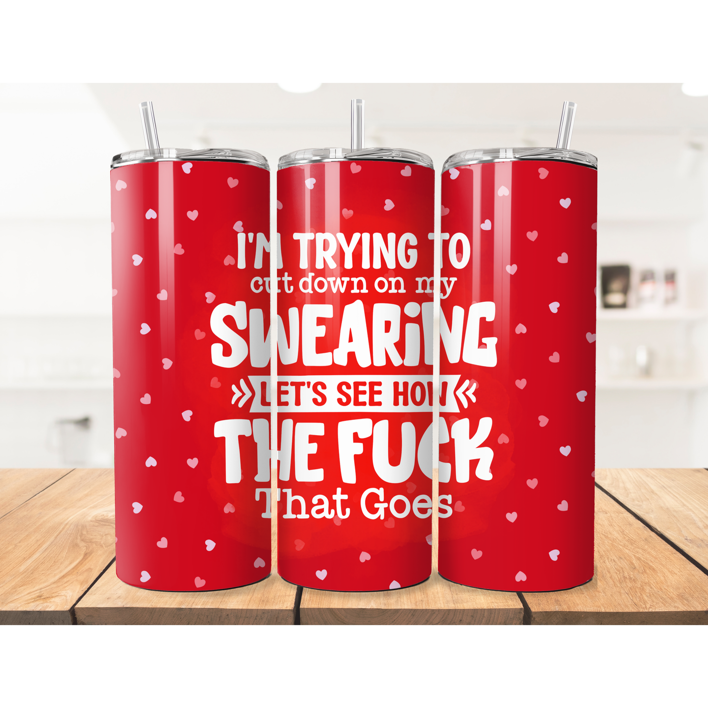 Cheeky Swearing 20 oz Tumbler