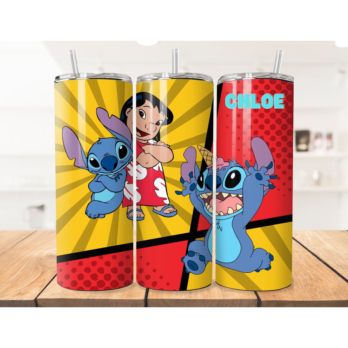 Personalised Stitch 20 oz Tumbler