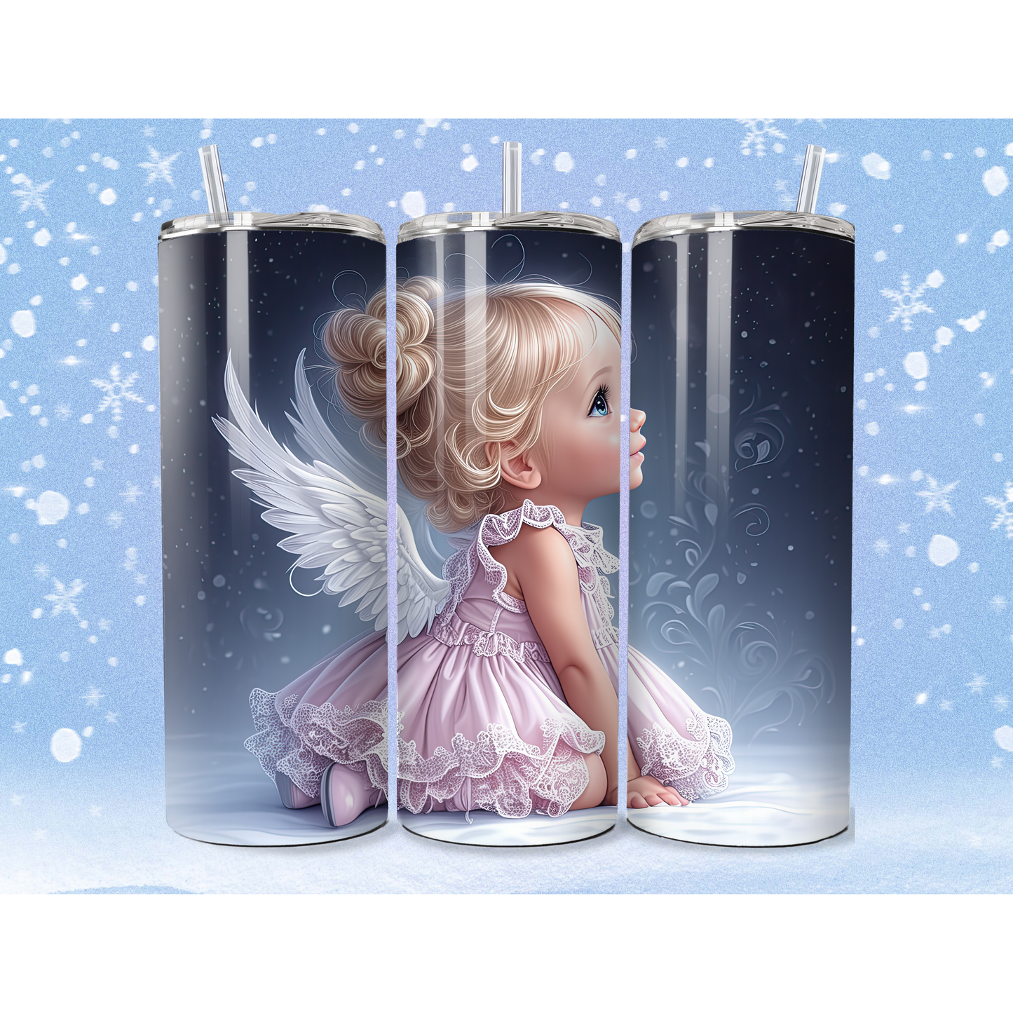 20 oz Tumbler Sitting Angel child