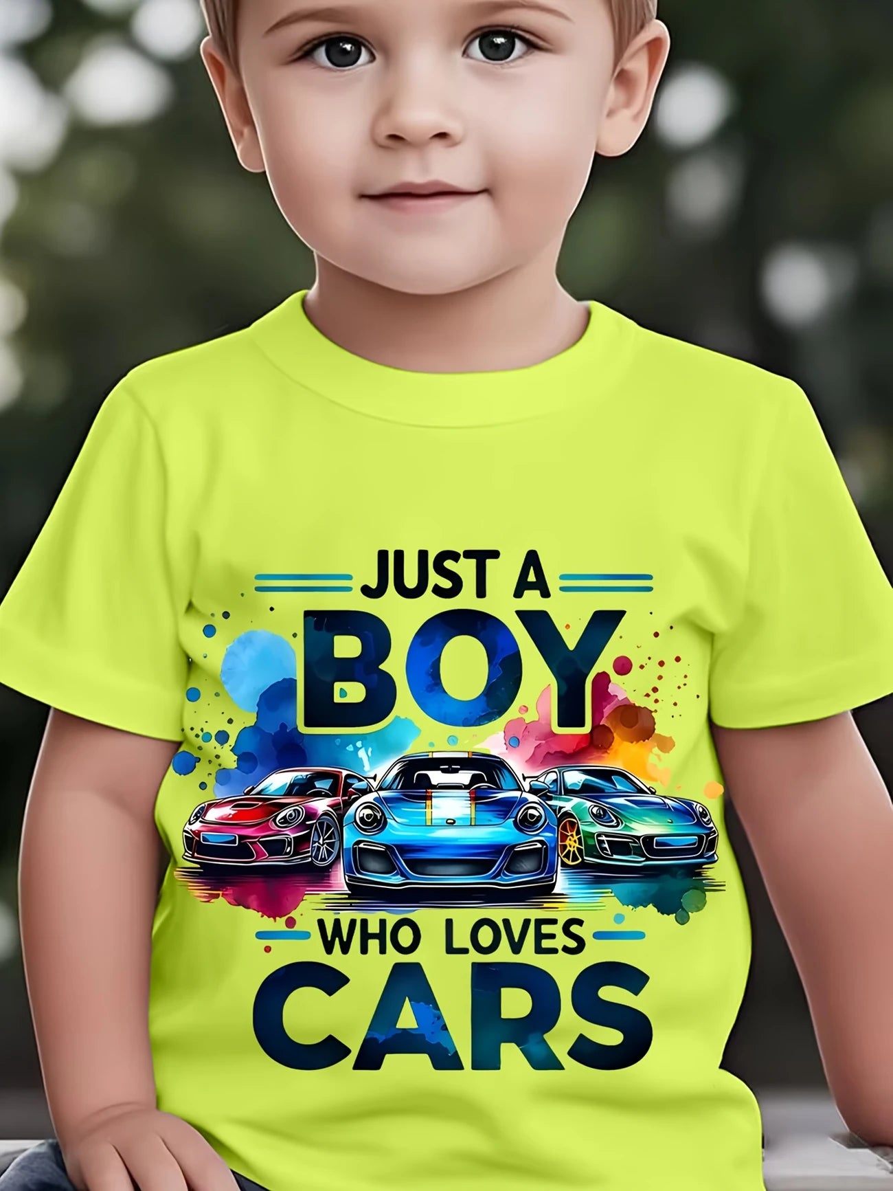 Just a boy who loves Cars T shirt