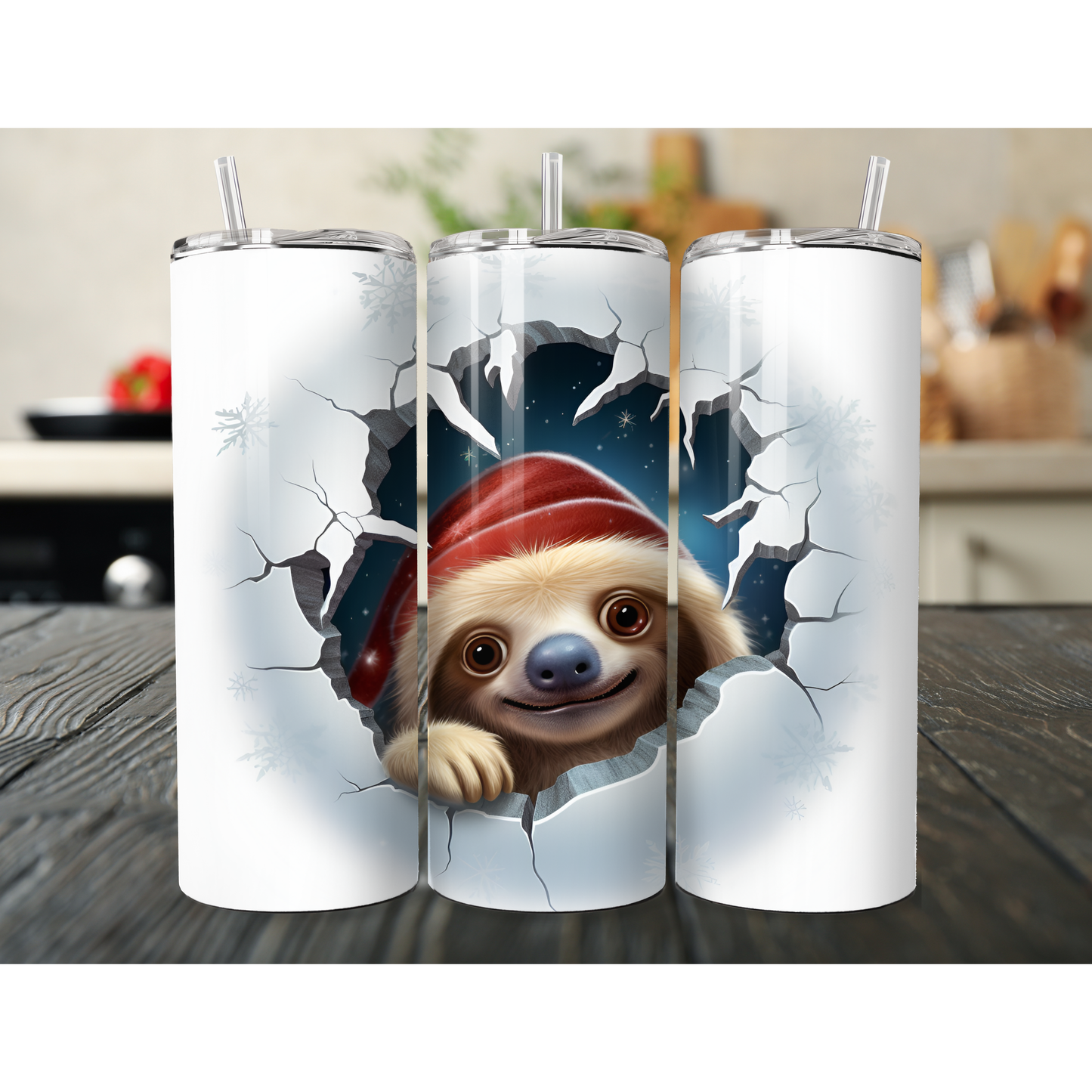 20 oz Tumbler Breakthrough Sloth