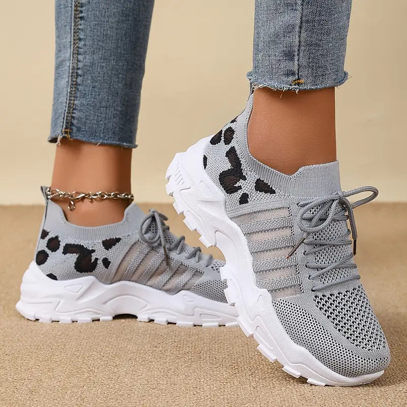 Leopard Print Trainers - Colour options