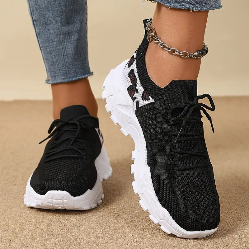 Leopard Print Trainers - Colour options