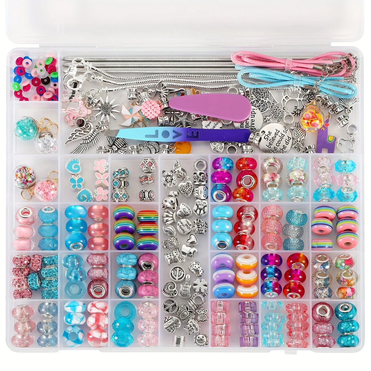 230pcs Charm Bracelet Making Kit