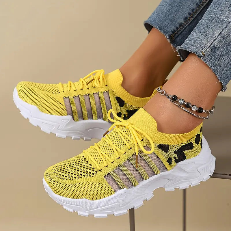 Leopard Print Trainers - Colour options