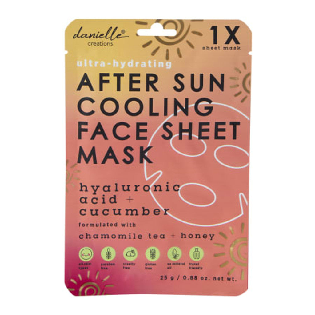 1 pc After Sun Cooling Mask with hyaluronic acid + cucumber