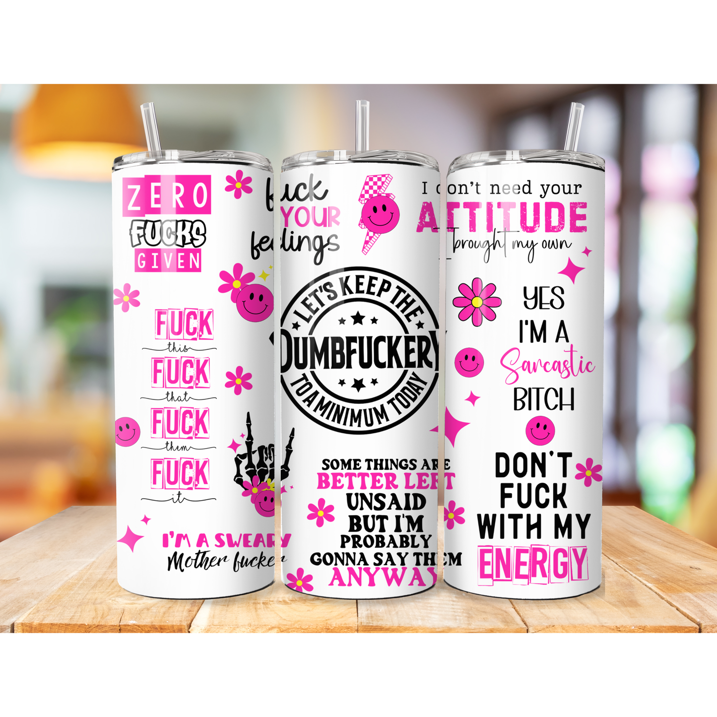 20 oz dumbFuckery Tumbler