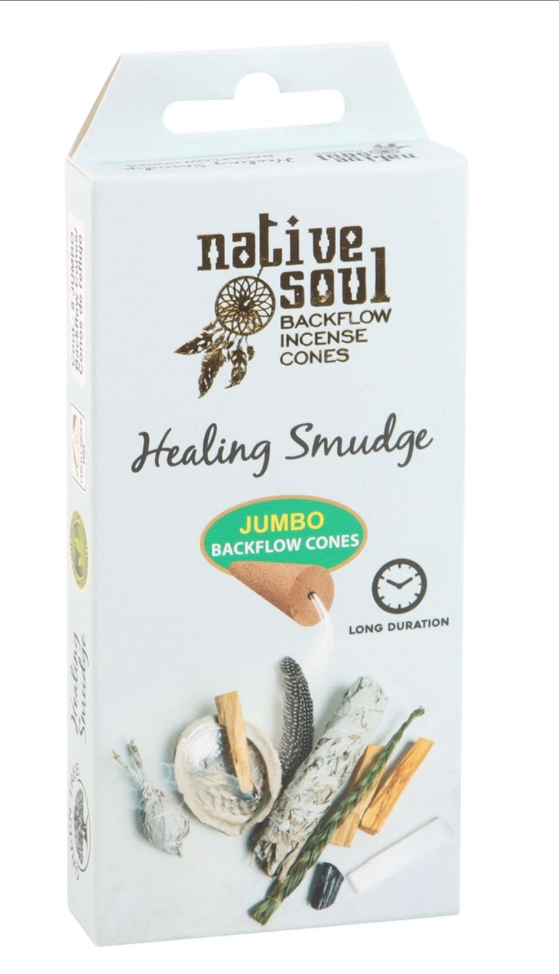 BRONZE EFFECT HAND WITH FLOWER BACKFLOW INCENSE BURNER WITH FREE PACK OF INCENSE CONES