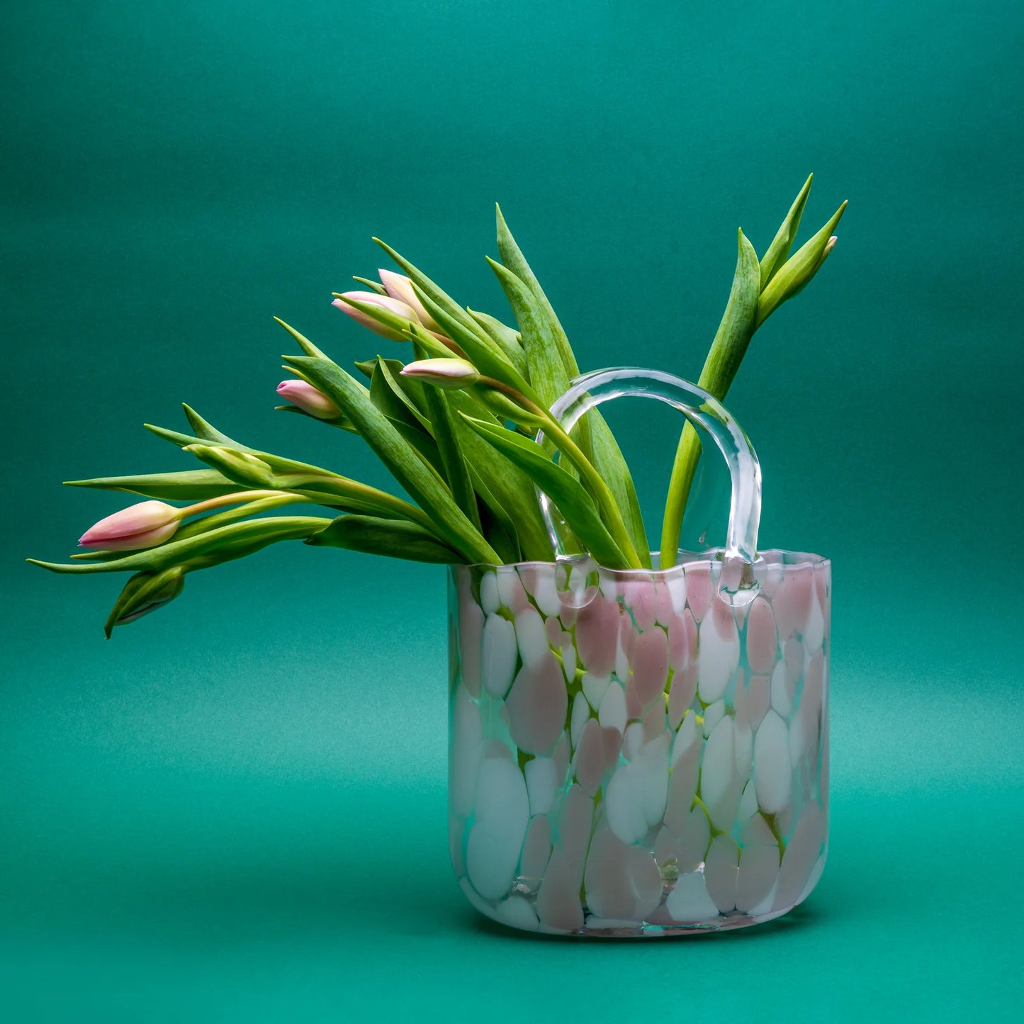 Large Handbag Vase : Blush Pink