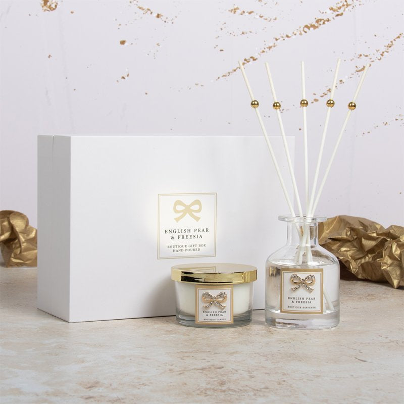 ENGLISH PEAR CANDLE & DIFFUSER MADELAINE 120ML