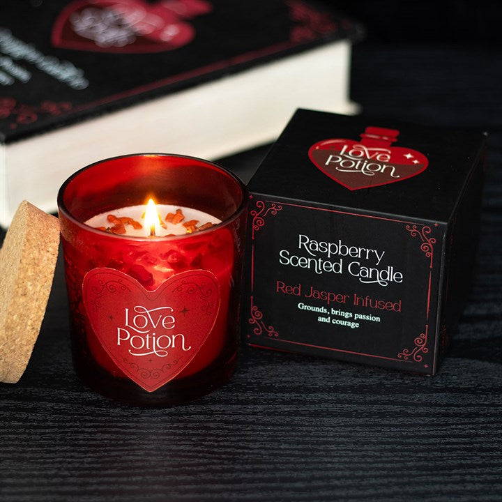 Love Potion Raspberry Crystal Chip Candle Best Seller
