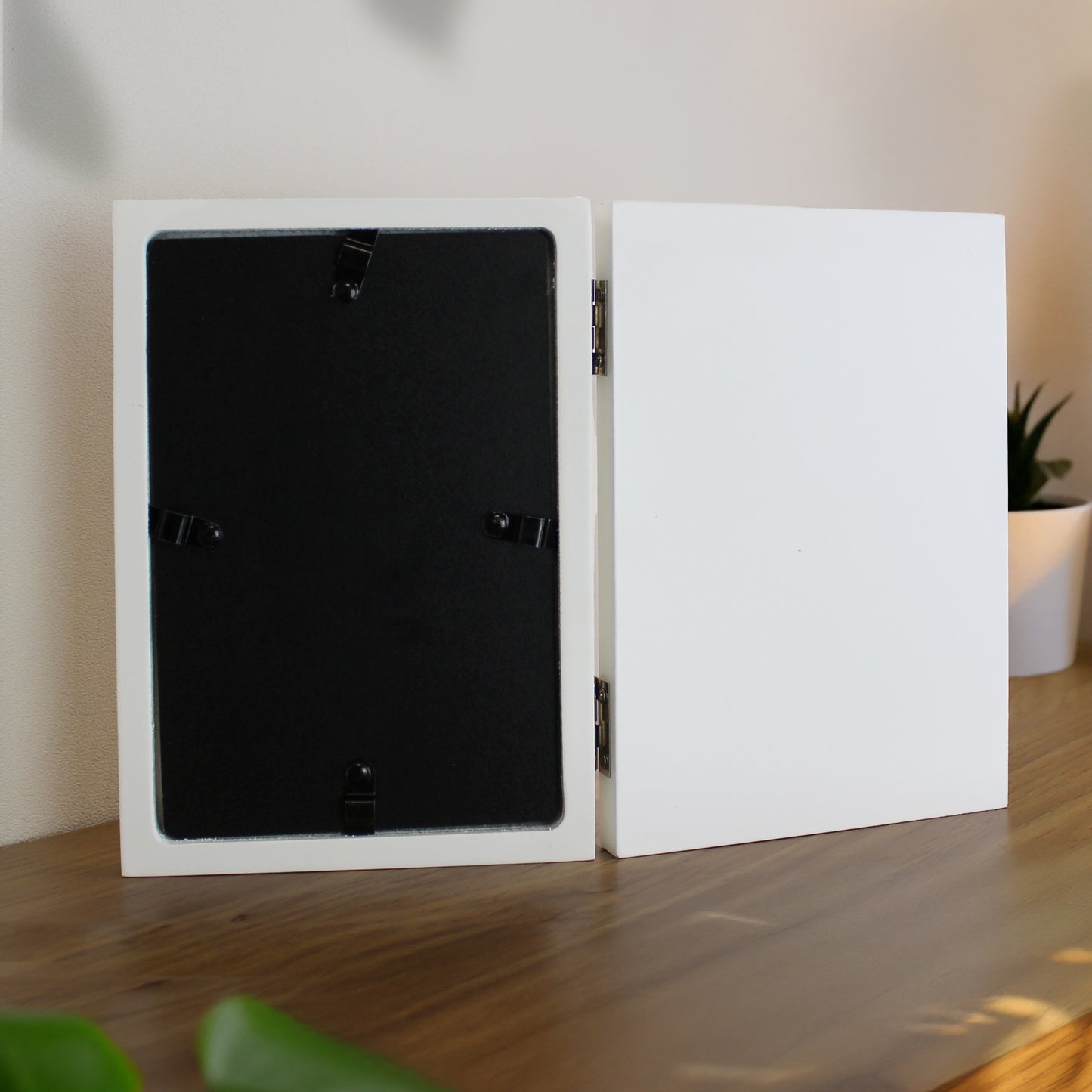 Personalised Family Wooden Hinged 6x4 Photo Frame