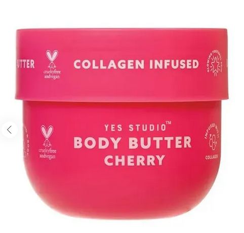 Yes Studio New Cherry Licious Body Butter + Collagen 400g