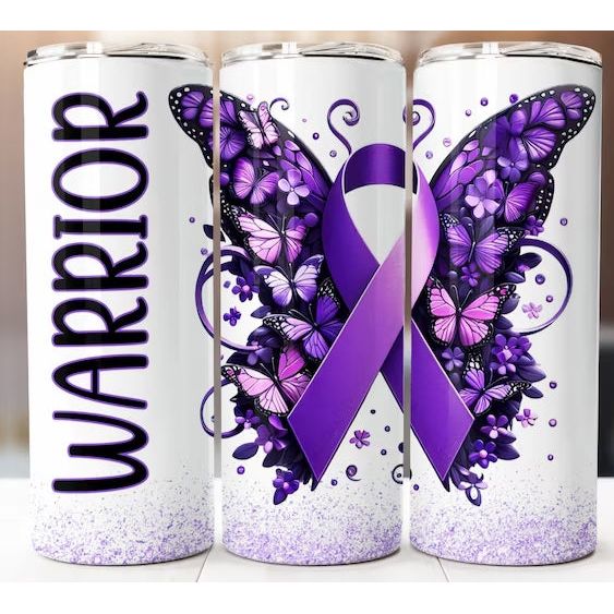 20 oz Tumbler Fibro Warrior