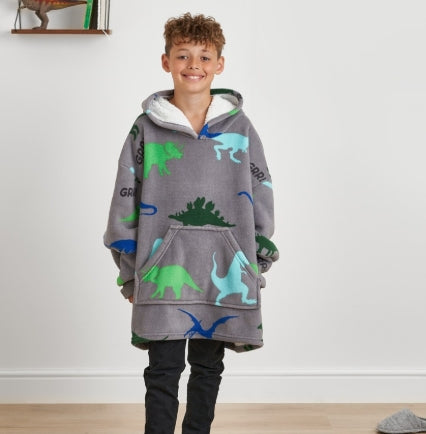 Dinosaur Print Hoodie Kids
