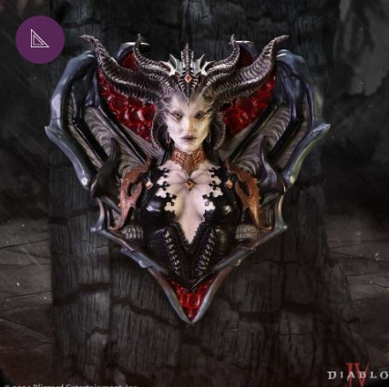 Diablo IV Lilith Wall Plaque 30cm