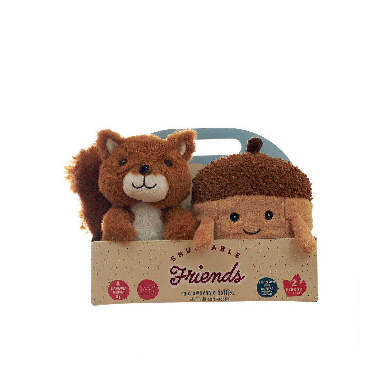 Friends Squirrel & Acorn Snuggable Hotties