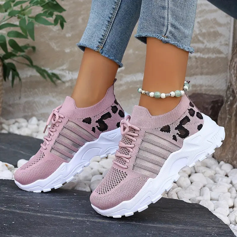 Leopard Print Trainers - Colour options