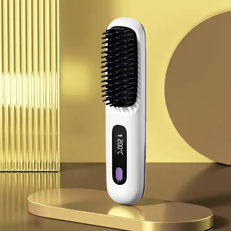 Portable Ionic Hair Straightener Brush