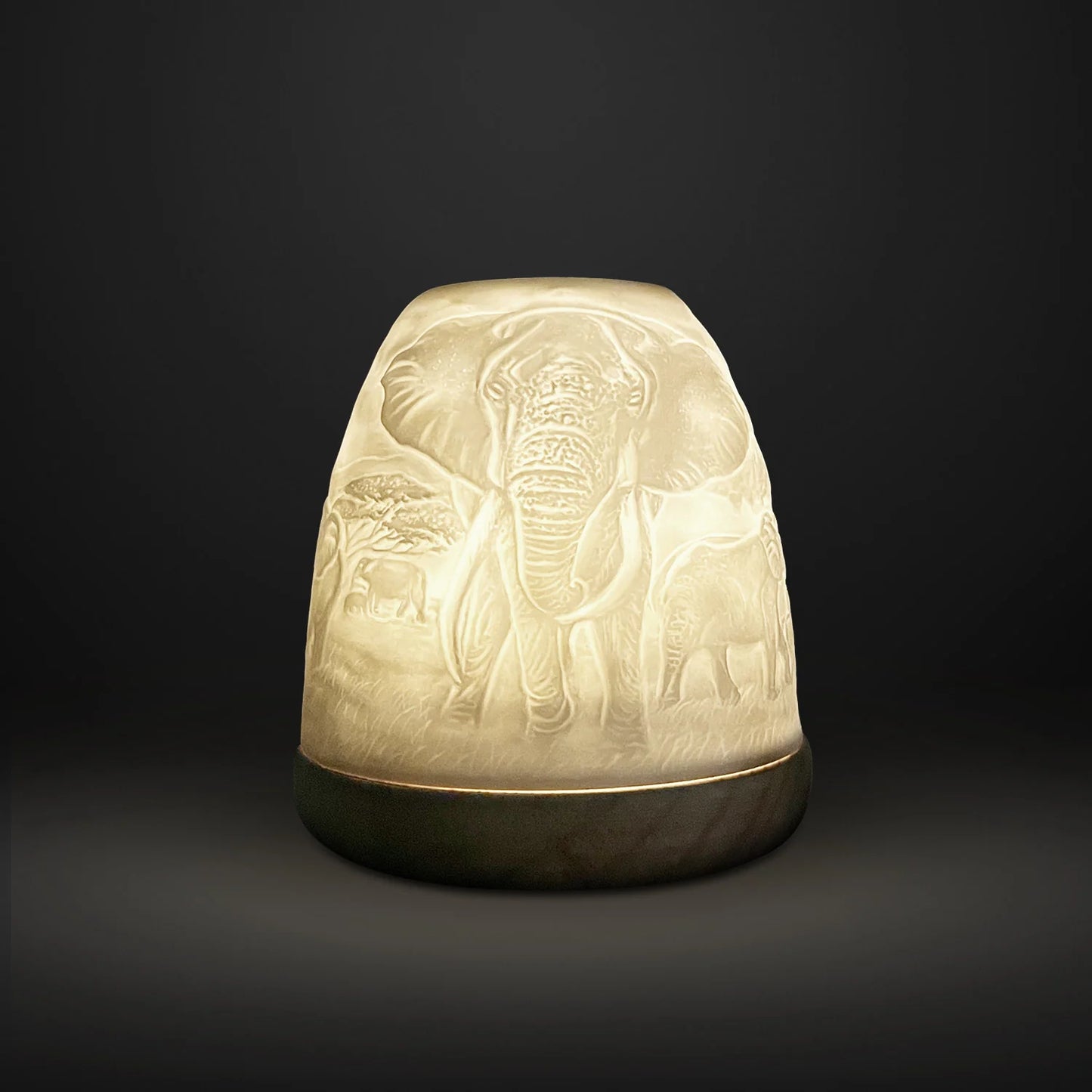 Tall Tealight Dome - Elephant