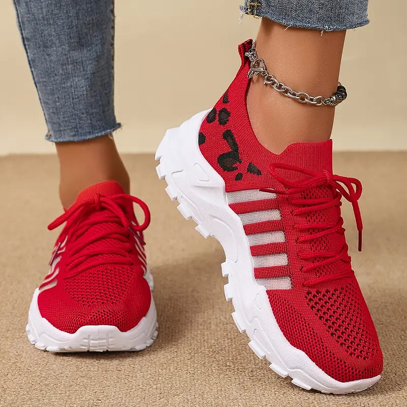 Leopard Print Trainers - Colour options