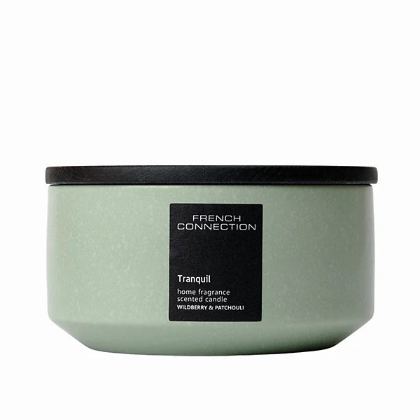French Connection Scented Large Candle Jar - Wildberry & Patchouli