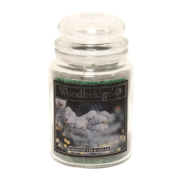 Frosted Fir & Cedar Large Scented Candle Jar