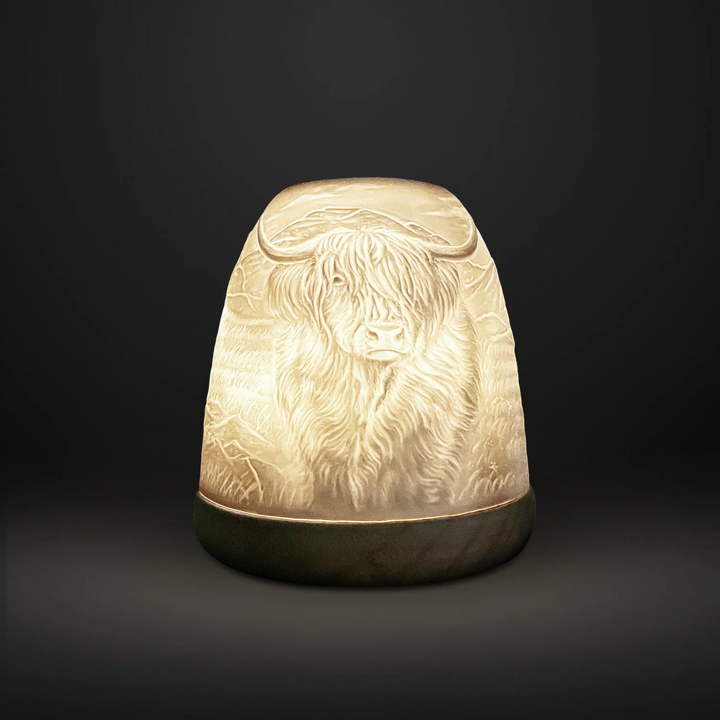 Tall Tealight Dome - Highland Cow