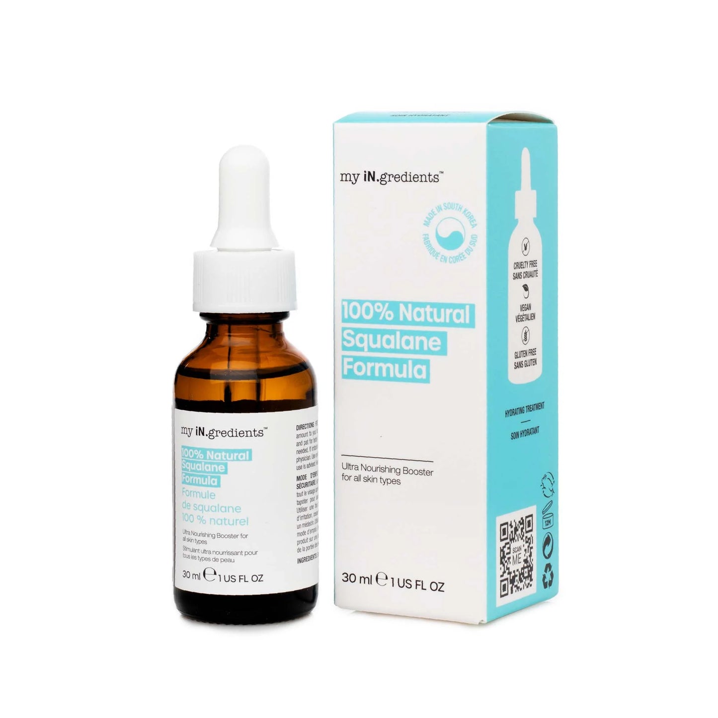 my iN.gredients 100% Natural Squalane Formula 30ml