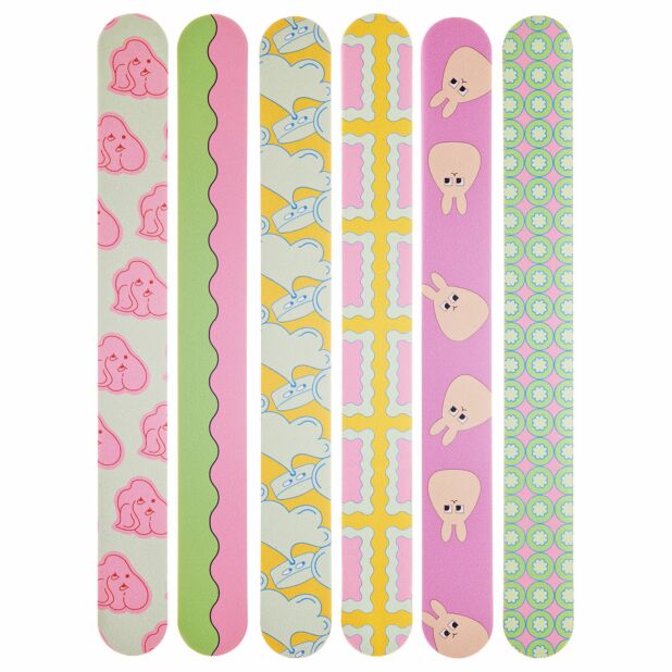 Cheesecake 6Pc Nail File Set - Multi-Color