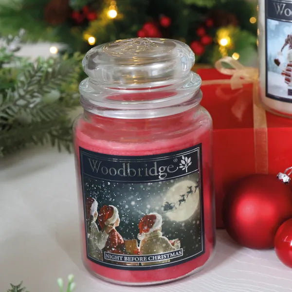 Night Before Christmas Large Scented Candle Jar