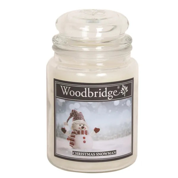 Christmas Snowman Large Scented Candle Jar