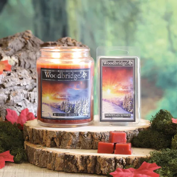 Mountain Sunset Large Scented Candle Jar