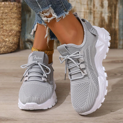 Women's Trainers white shoes, summer mesh design