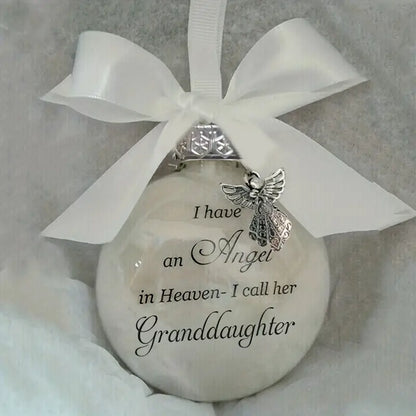 In Heaven Relatives Name Hanging Bauble