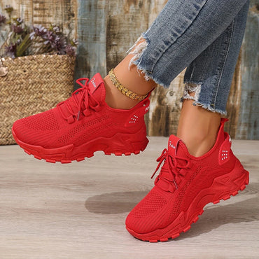 Women's Trainers white shoes, summer mesh design