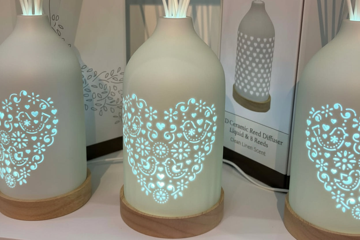 LED Ceramic Reed Diffuser Stag 19cm