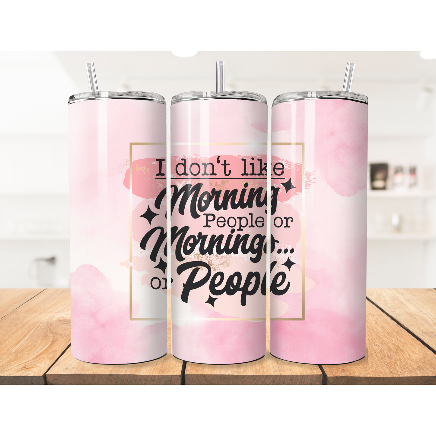 Cheeky Morning people 20 oz  Tumbler