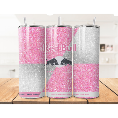 Cheeky Red Bull 20 oz  Tumbler