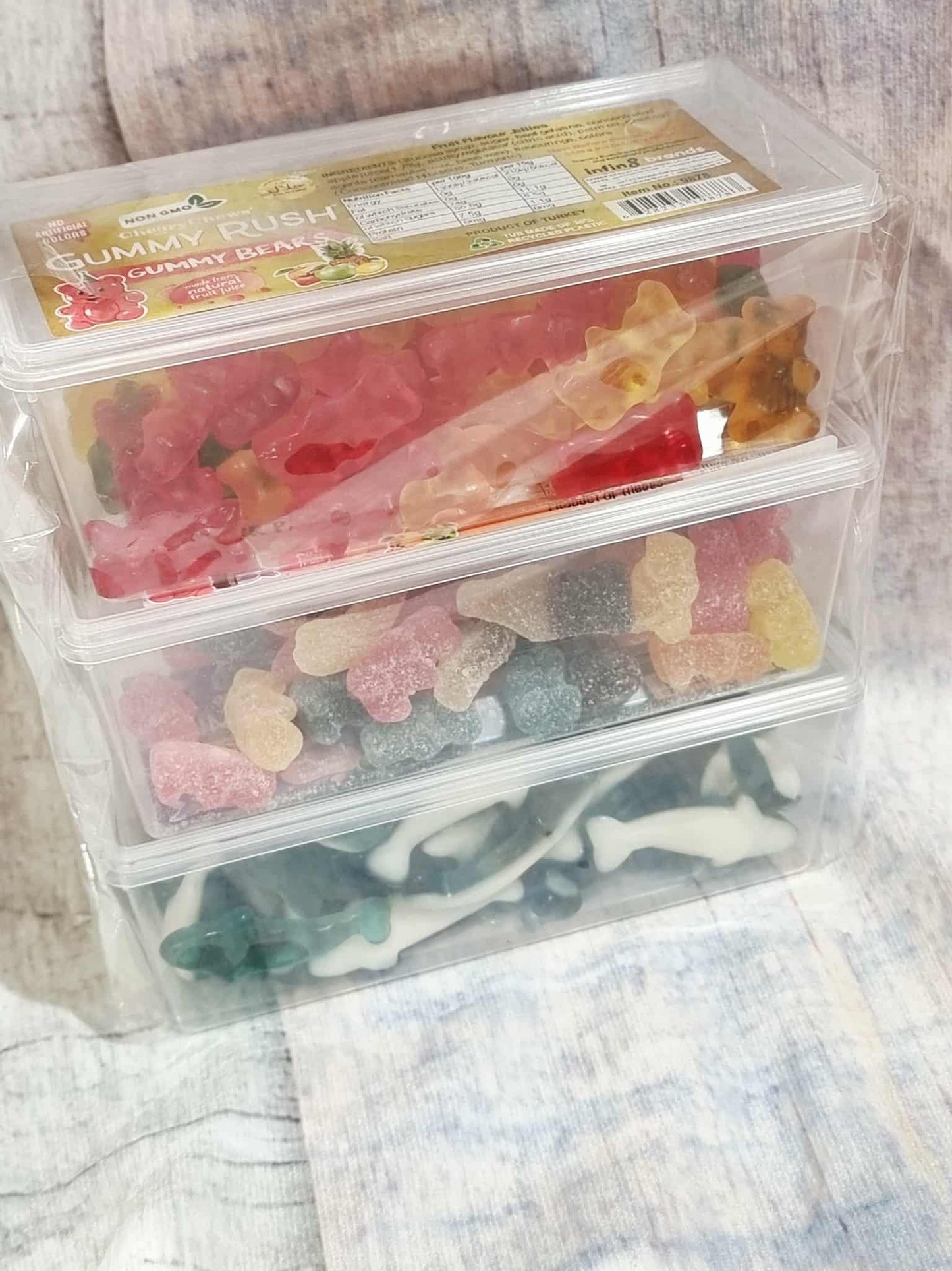 3 for £5 sweet tubs