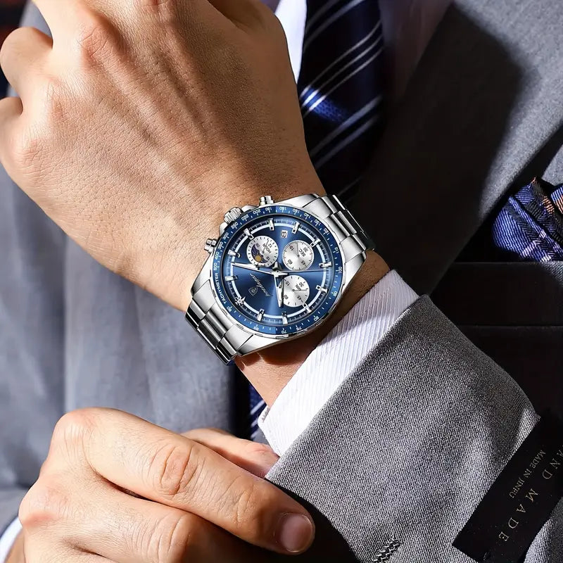 Men's Watch Chronograph Wristwatch Glow in the dark