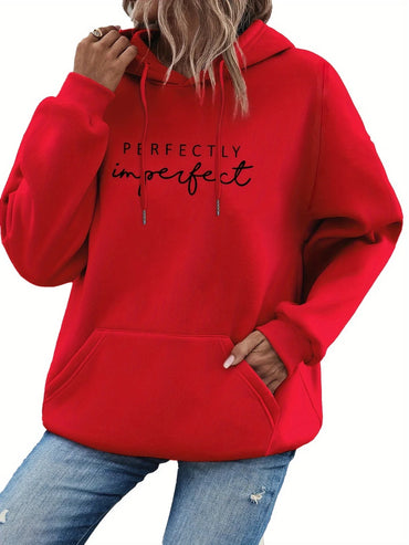 Women's hoodie perfectly imperfect