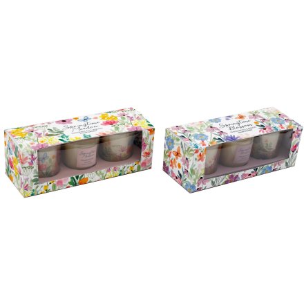 Springtime Candle Pots