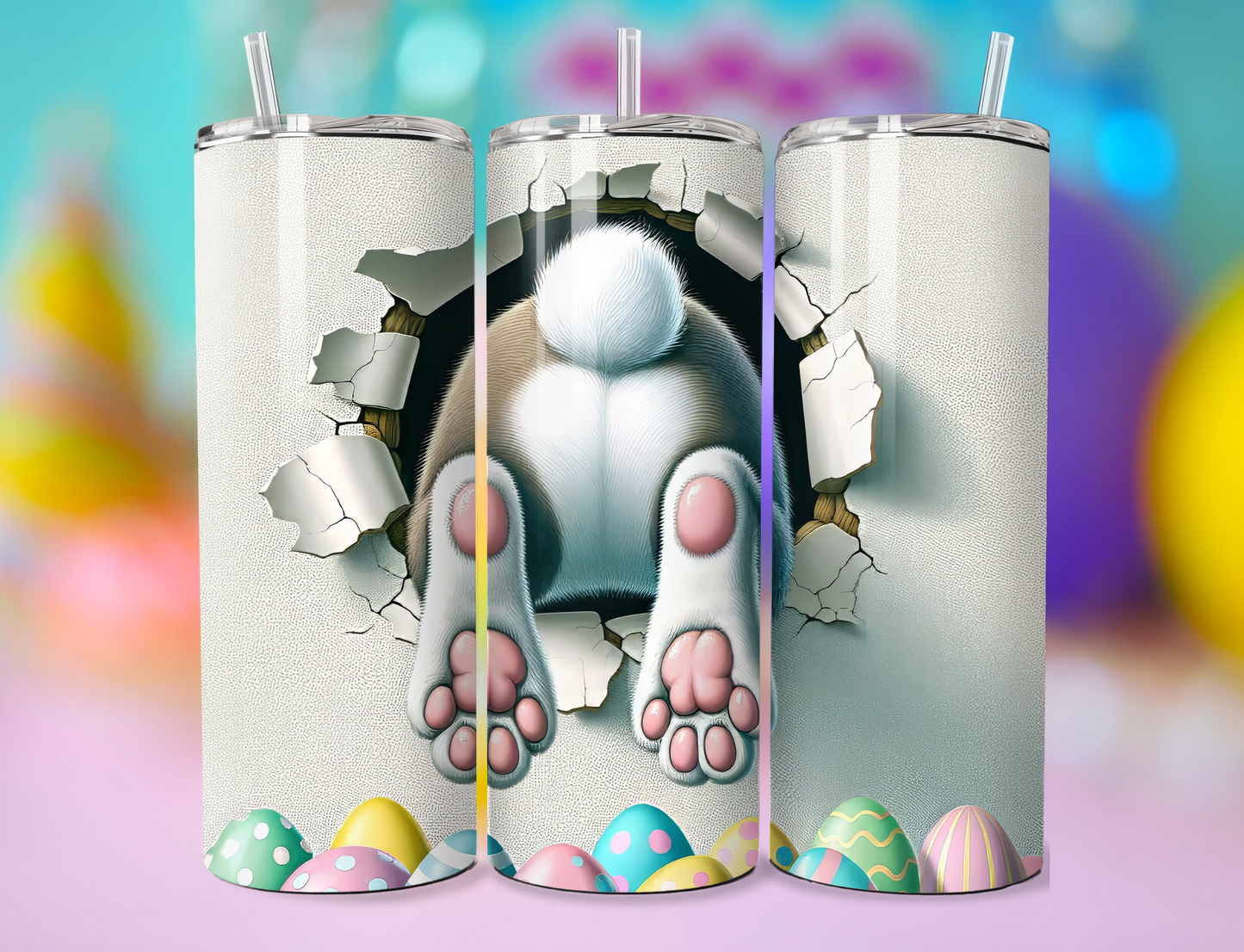 20 oz  Tumbler Breakthrough Bunny