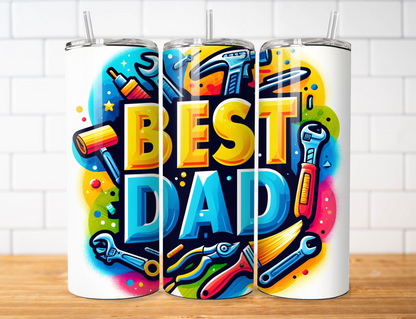 Fathers Day Bright Dad 20 oz Tumbler