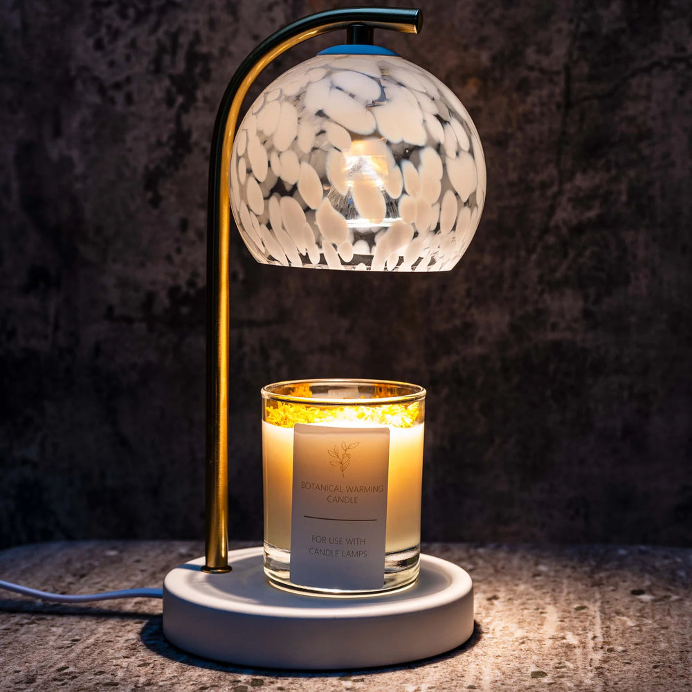 Candle Warming Lamp : White confetti